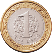 1 Türk Lirası — Yazı